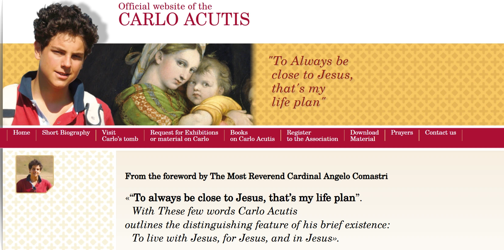 website santo carlo acutis